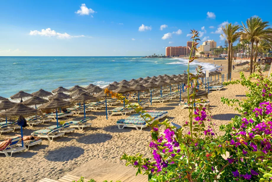 Benalmadena plajı