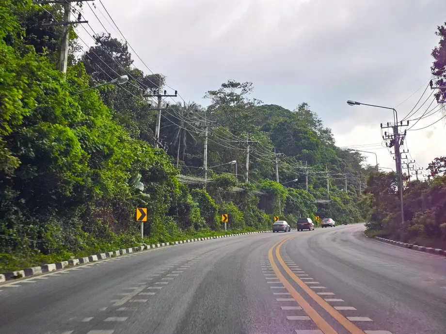 Ada çevresindeki ana yollar