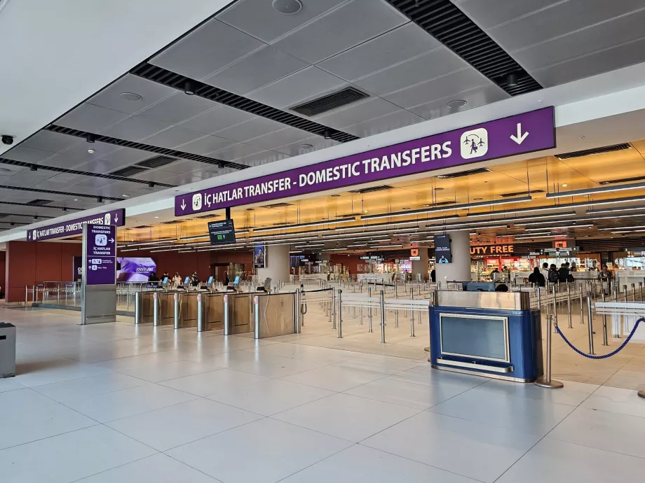 Dış hatlardan iç hatlara transfer