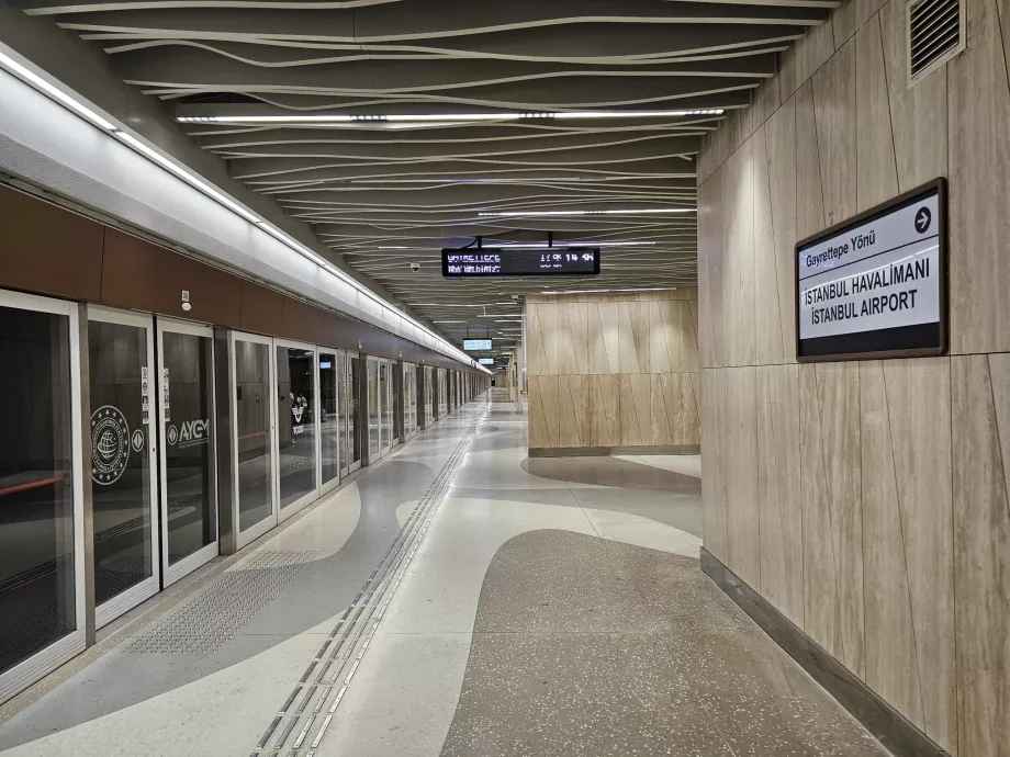 İstanbul Havalimanı metro istasyonları