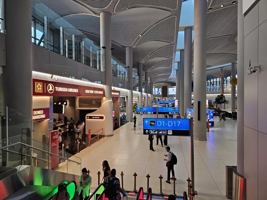 D1 çıkış kapısındaki Bakım Noktası