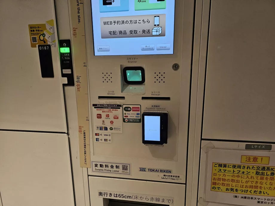 Bagaj dolapları - ödeme