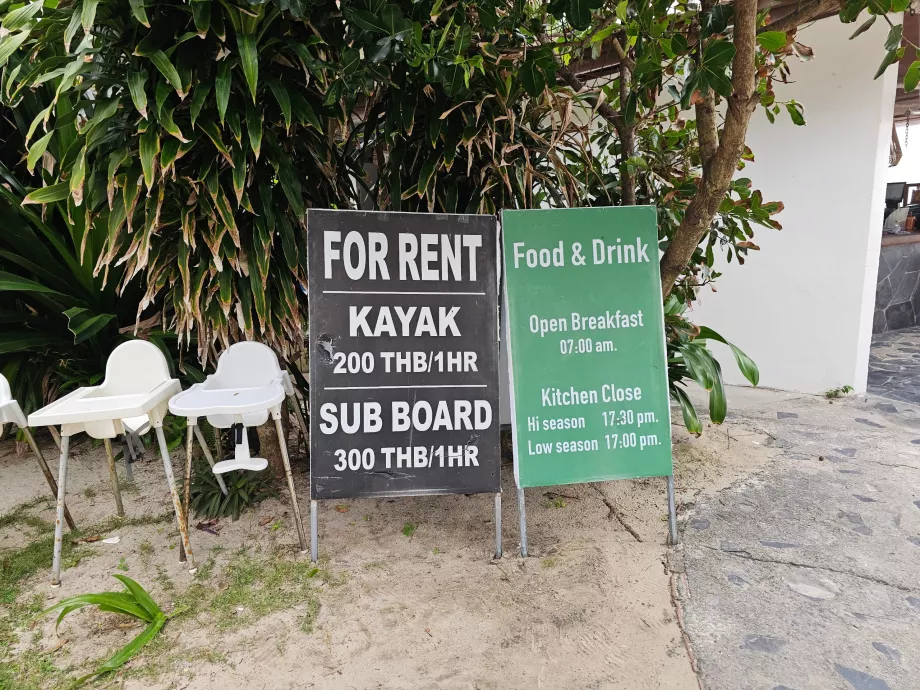 Silver Beach, su sporları