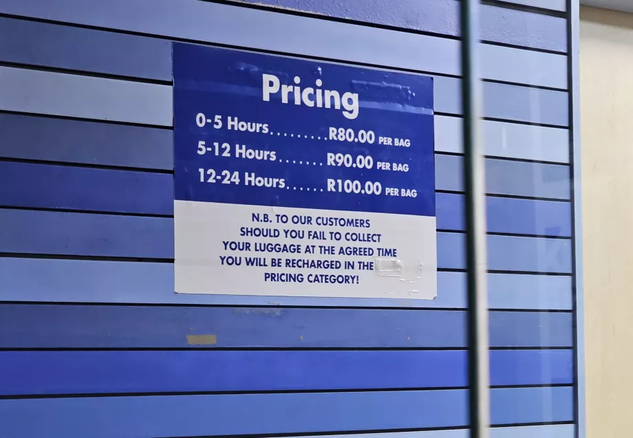 Bagaj depolama fiyat listesi