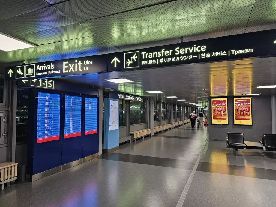 Transfer, Helsinki Havalimanı