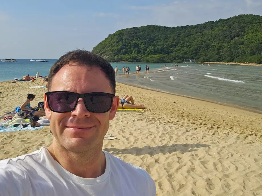 Ko Ma Plajı'nda ben