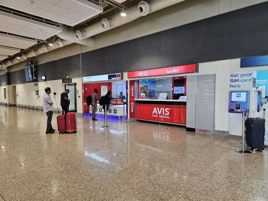 Araç kiralama, Terminal 2
