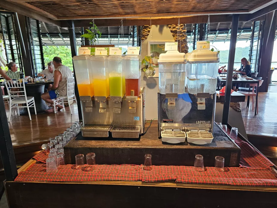 Kahvaltı: su ve meyve suları