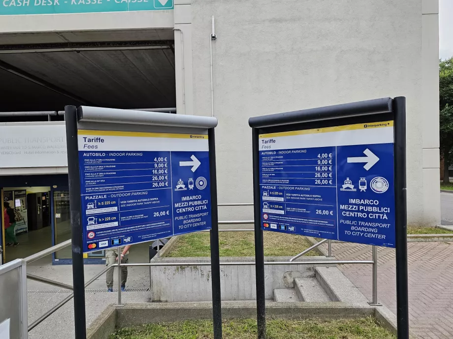 Otopark ücreti, 2025, Tronchetto