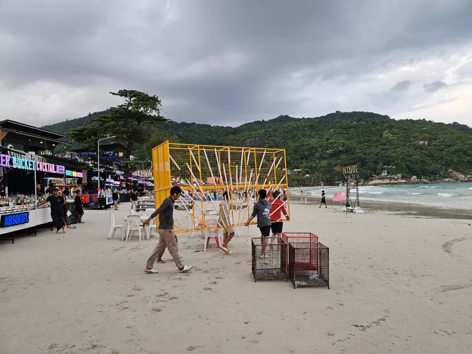Dolunay Partisi için hazırlıklar - öğleden sonra