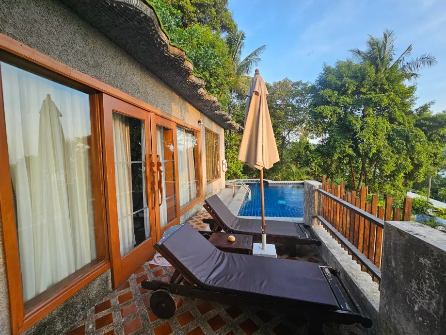 Villamızın terası