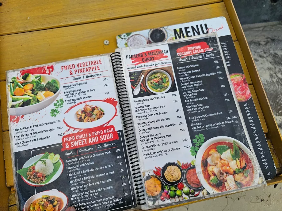 Salad Beach, restoranlarda fiyatlar