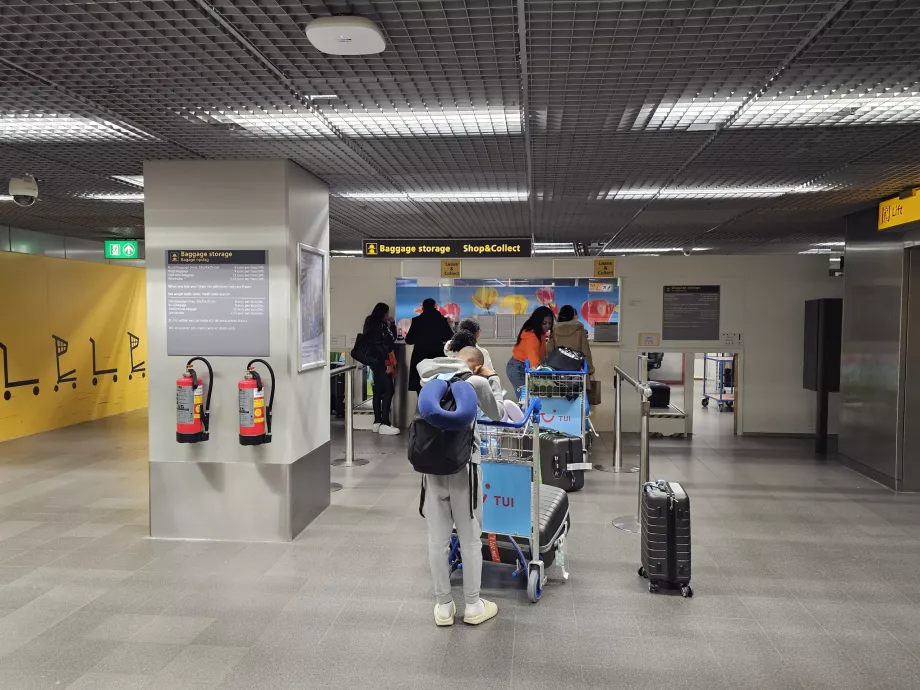 Bagaj odası, ortak alan