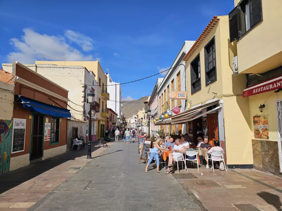 San Sebastian'daki ana yaya bölgesi