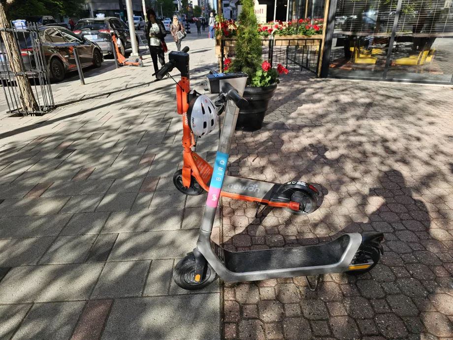 Paylaşımlı scooterlar