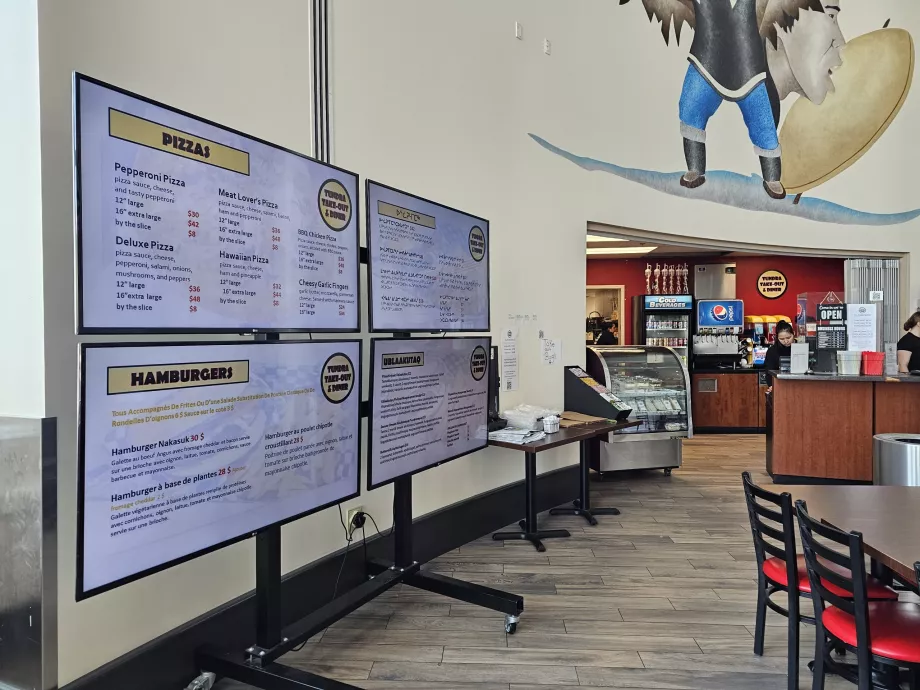 Ortak alanda restoran