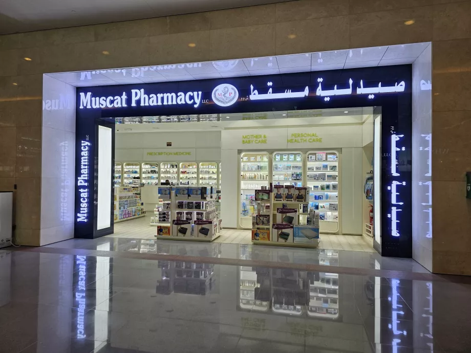 Eczane, kalkışlar, ortak alan