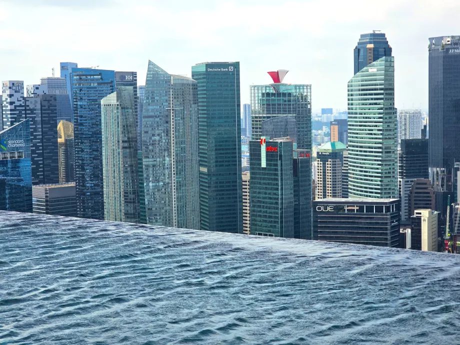 Marina Bay Sands'de sonsuzluk havuzu