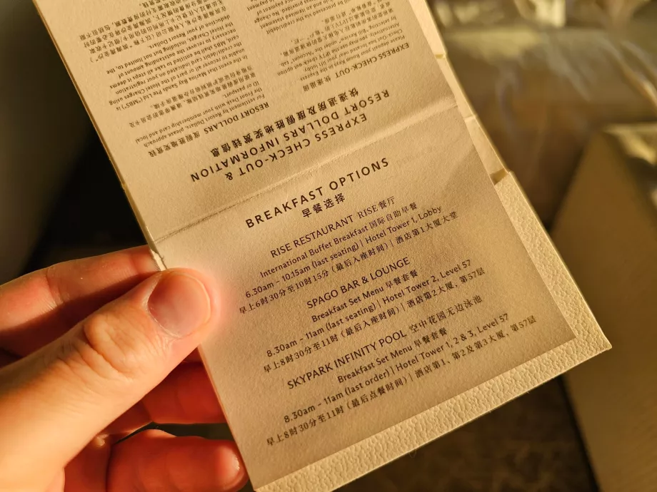 Kahvaltı seçenekleri