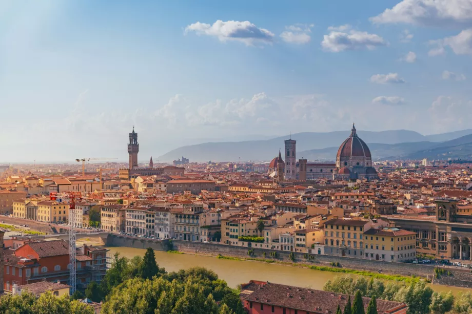 Piazzale Michelangelo'dan manzara