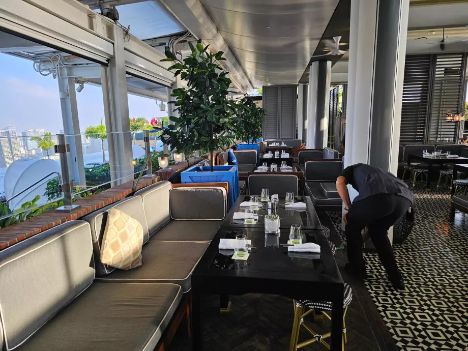 Spago Bar'da kahvaltı