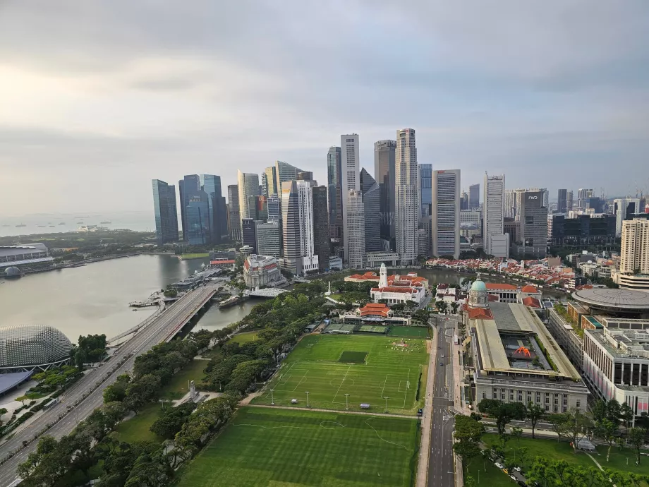 Odadan şehir merkezi manzarası