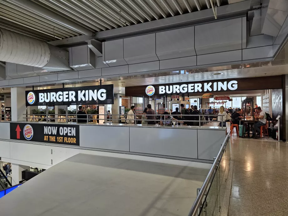 Burger King, ortak alan, 1. kat