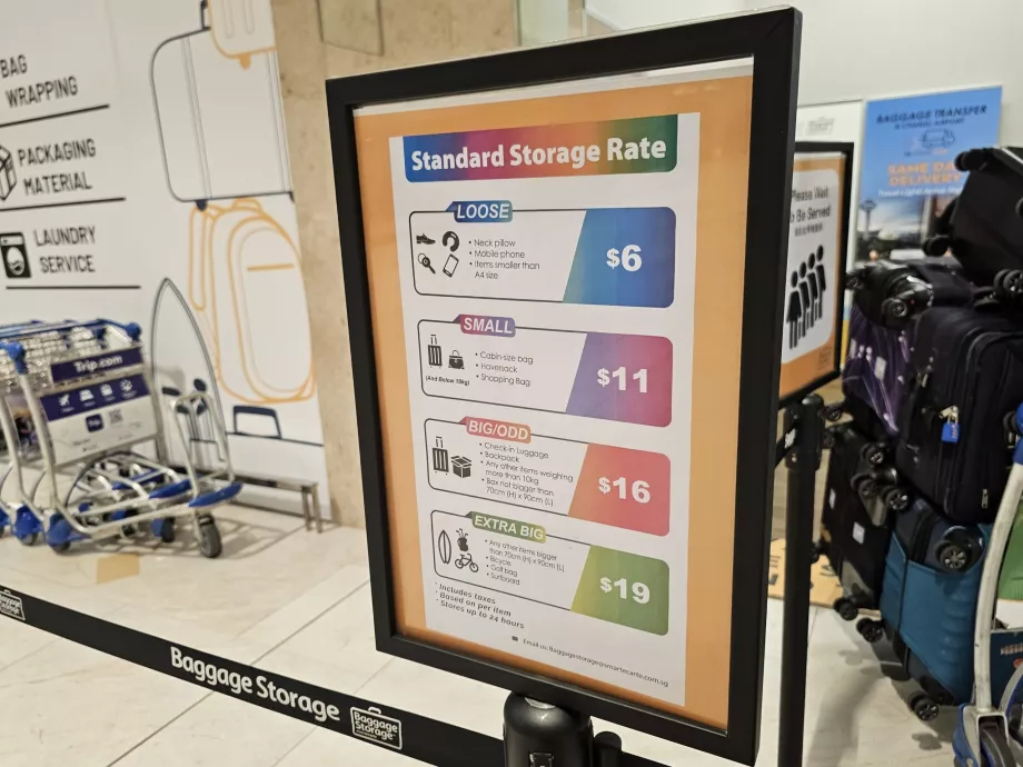 Bagaj depolama fiyat listesi