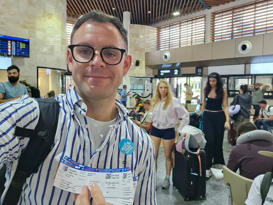 Koh Samui'ye transfer otobüsü + tekne biletleri ile ben