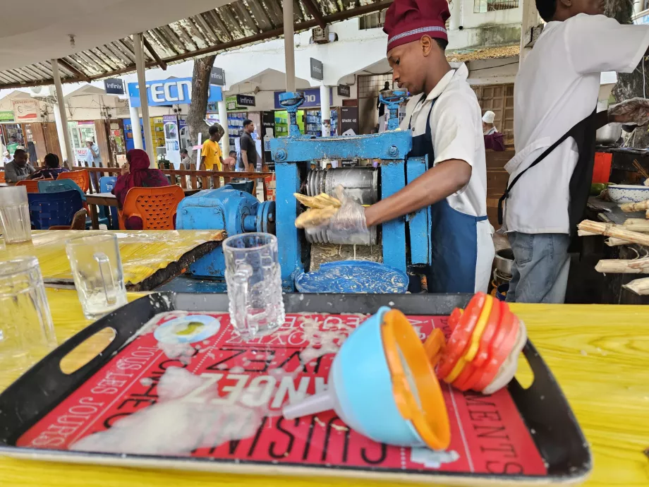 Şeker kamışının hazırlanması