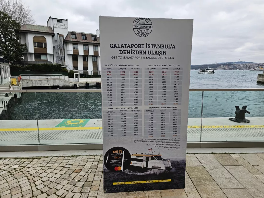 İstanbul Boğazı'ndaki turistik yolculukların zaman çizelgesi