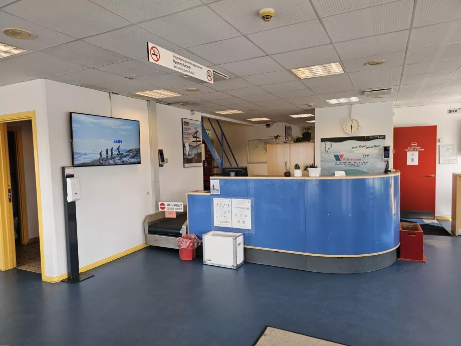 Check-in, Sisimiut havaalanı