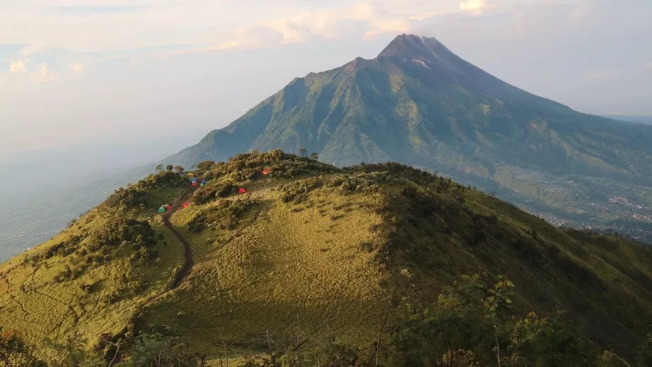 Çadır kampı, Merbabu Dağı