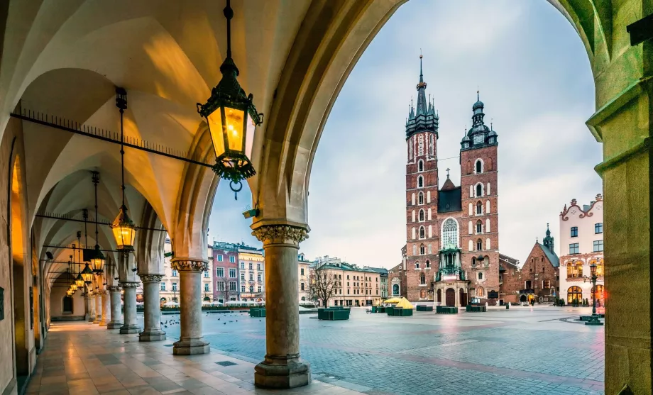 Kraków'daki meydan