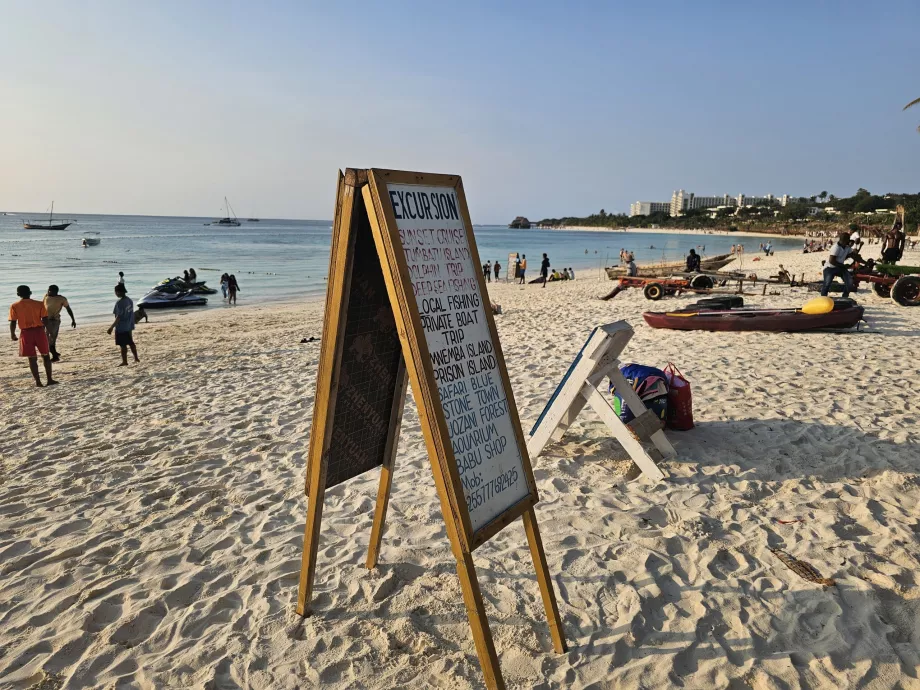 Kendwa, geziler şunları sunar