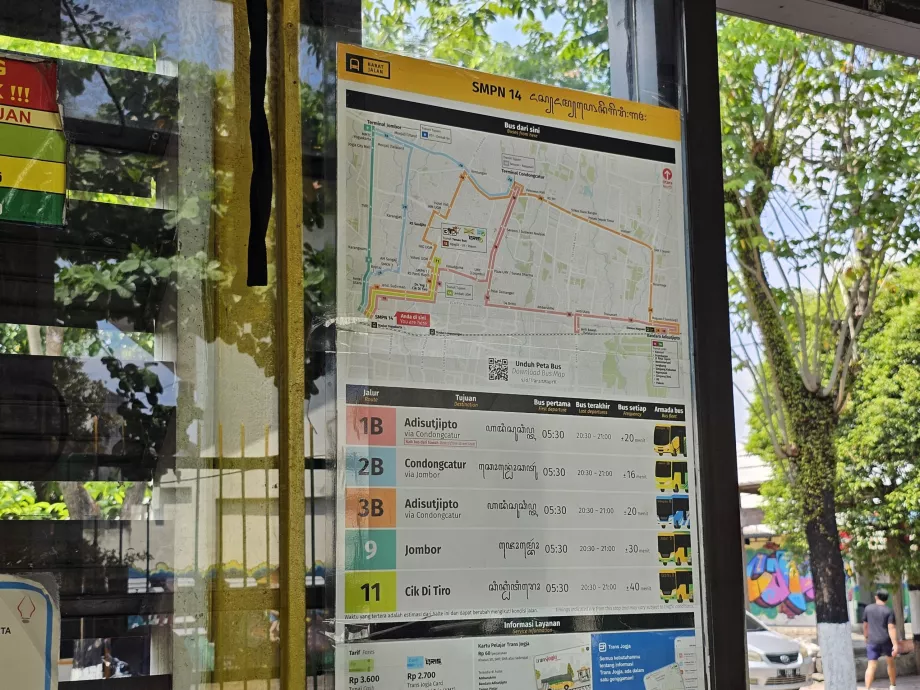 Duraklarda bilgilendirme