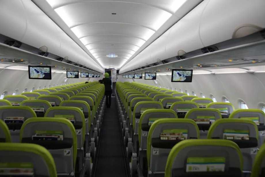 A320 NEO SalamAir'in İç Mekanı