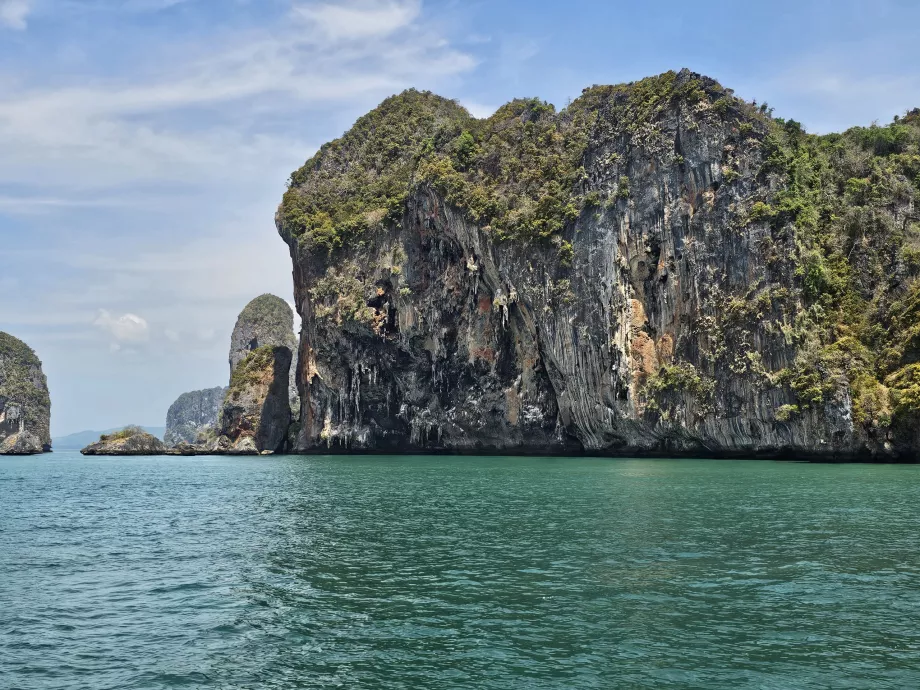 Railay'deki kaya oluşumları