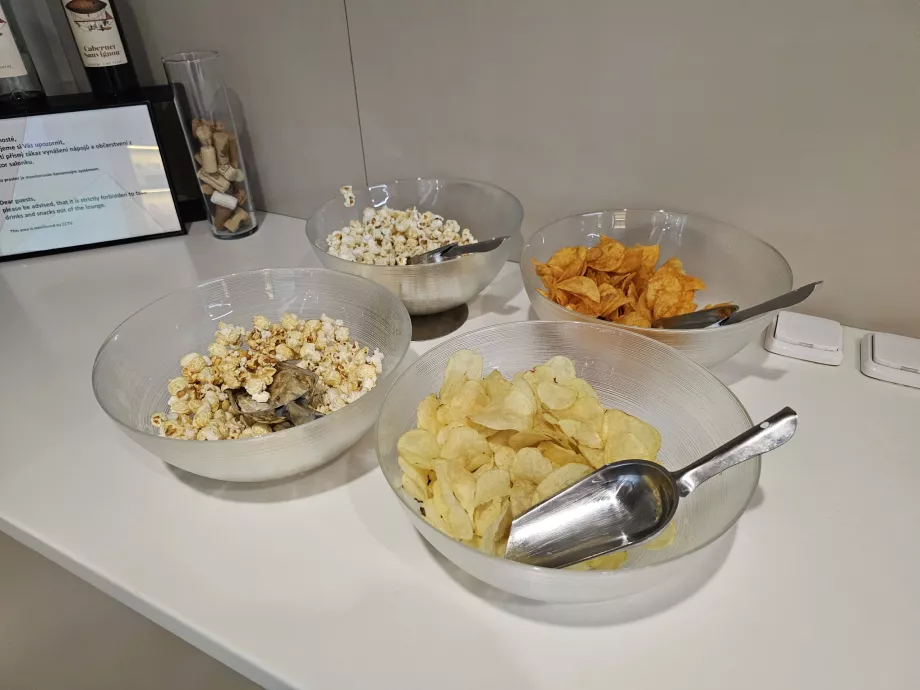 Cips ve patlamış mısır