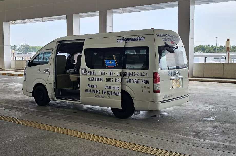 Minibüs Krabi Havaalanı - Krabi Kasabası - Ao Nang