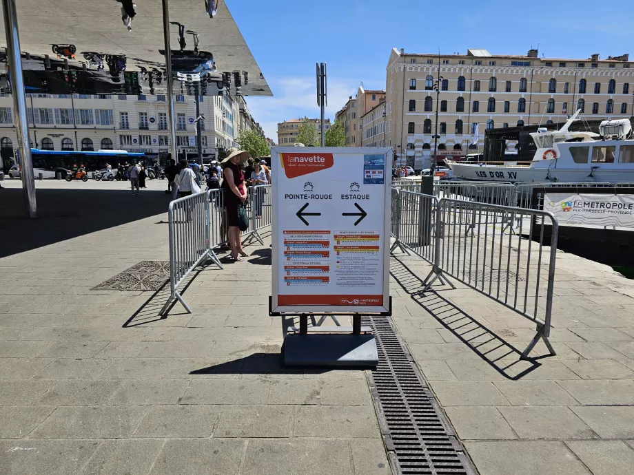 Tekne iskelesi La Navette