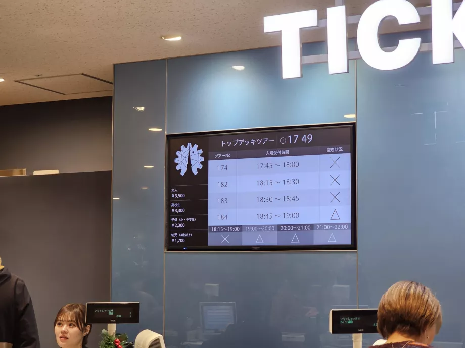 En üst kat için ücretsiz bilet sayısı hakkında bilgi