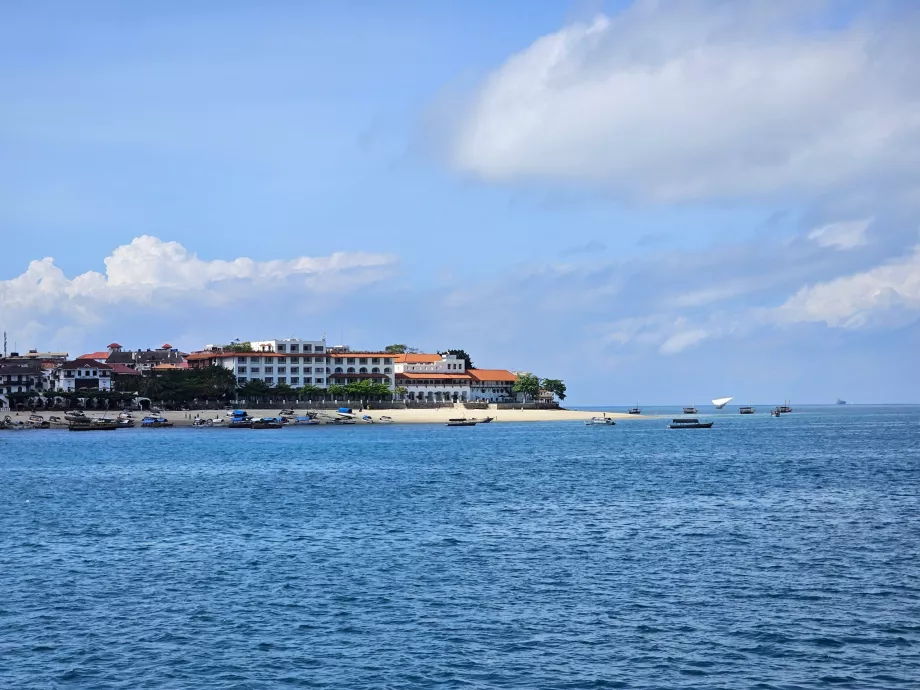 Zanzibar'dan Darüsselam'a seyir sırasında manzara