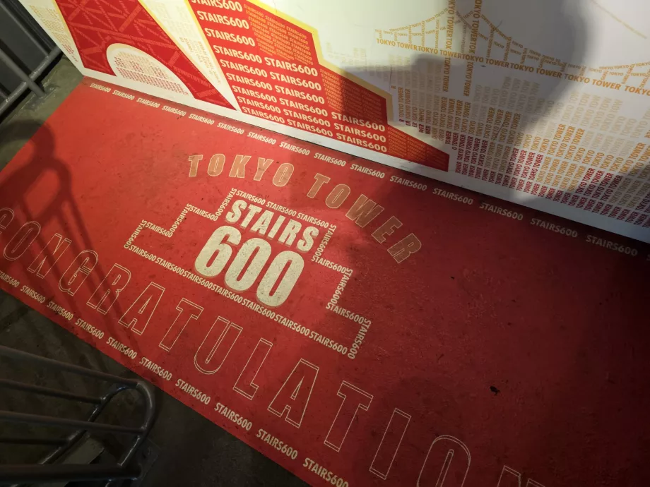 Merdivenlerden yukarı yürüyün, 600. adım