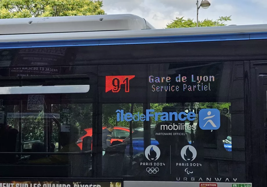 Güzergahının sadece bir bölümünden geçen bir hattın tanımlanması