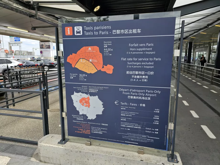 Resmi taksi fiyatları