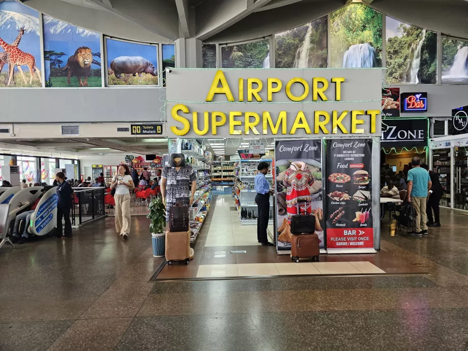 Atıştırmalık dükkanı, transit alanı, Terminal 2