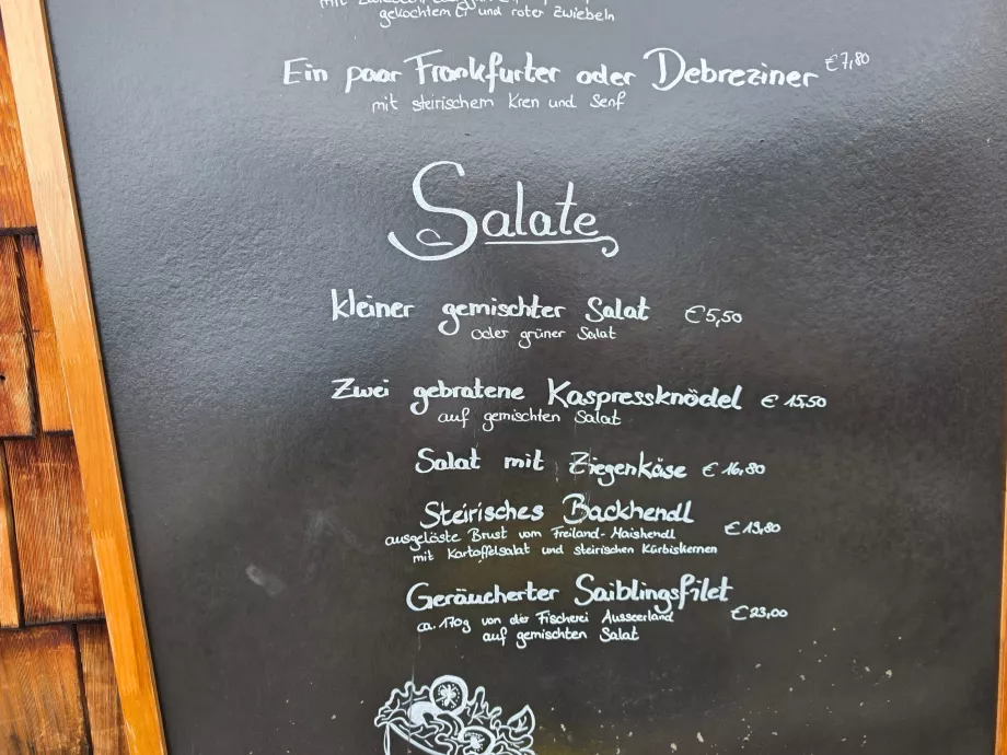 Restoranlardaki fiyatlar