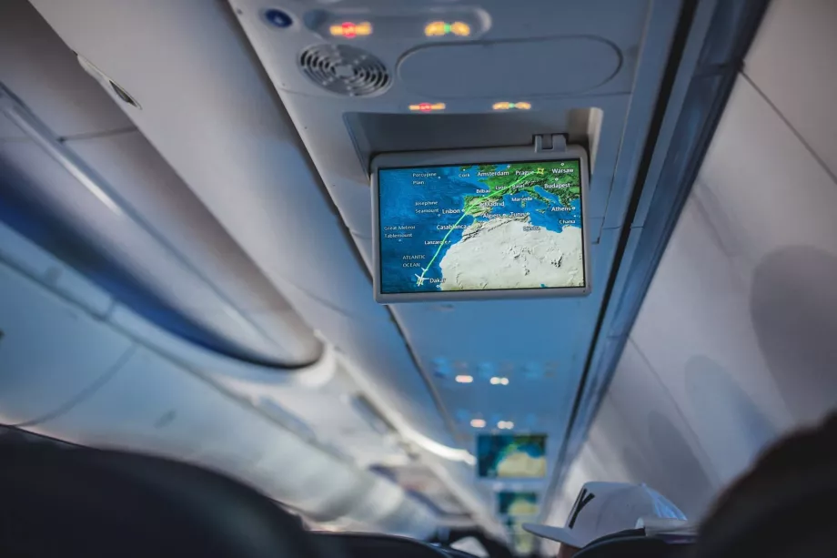 Yeşil Burun Adaları uçuş haritası