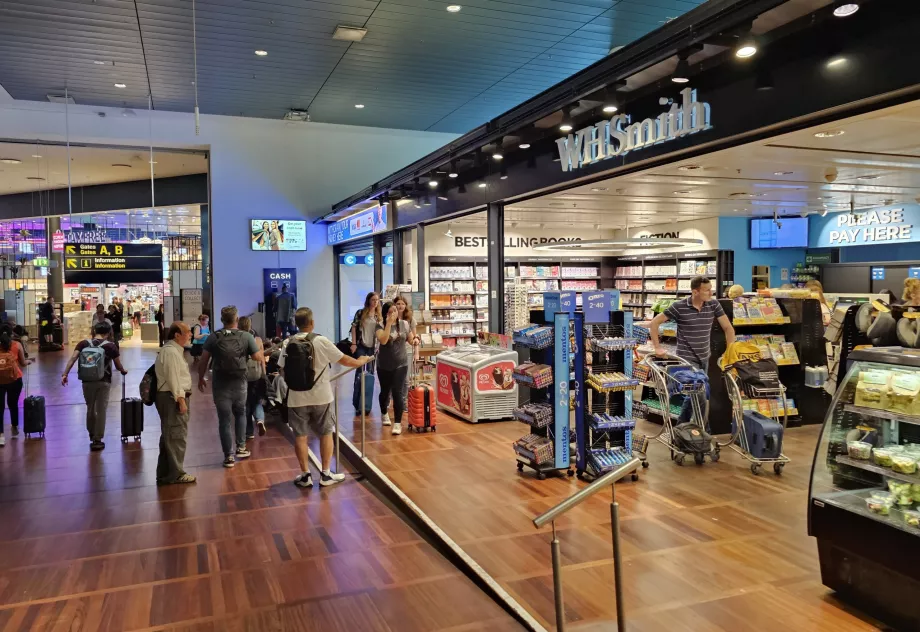 WHSmith transit bölgede